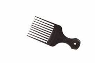 Black Plastic Afro Hair Lifting Pik Pick Detangler 5-1/4″ Black ...