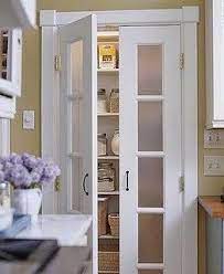 From front entry doors, patio doors, pantry doors, exterior doors, wood doors, fiberglass doors, iron doors, and barn doors, you'll find what you need at seconds & surplus building materials, we stock our double french and patio doors at all our texas warehouses: Why A Cool Pantry Door Is The Secret Ingredient To A Cool Kitchen Design Designed Kitchen Pantry Doors Pantry Design Glass Pantry Door