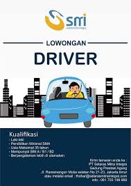 Lowongan kerja driver di indonesia. Lowongan Driver Atmago