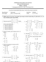 Pdf soal matematika peluang kelas xi galih wijaya academia edu. Soal Matematika Kelas 12 Ips Semester 1 Dan Pembahasannya Cara Golden