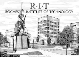 Rochester Institute Of Technology Wall Art Print By Michael Smith Rochester Institute Of Technology College Art Wall Art Prints