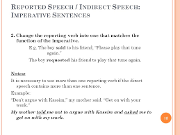 We did not find results for: Reported Speech Imperatives Ppt Video Online Download