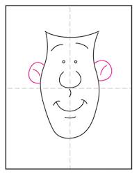 Learn how to draw cute, cartoon albus dumbledore from harry potter easy, step by step drawing lesson tutorial. How To Draw A Cartoon Face Art Projects For Kids