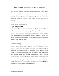 Penelitian ini bertujuan untuk melihat penerapan self censorship di televisi terestrial indonesia, dalam penelitian ini data di dapat dari dua televisi nasional, yaitu indosiar dan net. Pdf Proposal Penelitian Kuantitatif Skripsi Dayat Li Academia Edu