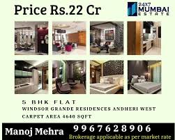 Windsor grande residences, mumbai, maharashtra. Luxury Apartments For Sale In Andheri 24 7 Mumbai Estate