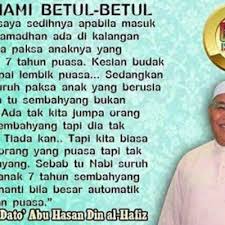 Maybe you would like to learn more about one of these? Solat Dan Puasa