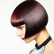 Lip Length Bob With Bangs Bob Hairstyles Short Hair Styles Short Bob Wigs