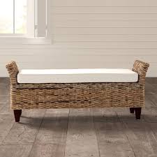 When it comes to wicker furniture, you cannot forget about the wicker end tables. Damascus 100 Cotton Upholstered Bench Wicker Bench End Of Bed Bench Upholstered Bench