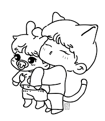Bts kpop coloring pages coloring pages. Bts Fanart Jungkook And Taehyung Vkook Chibi Speed Drawing Roni Pool Desenhos Pra Colorir Bts Desenho Unicornios Fofos