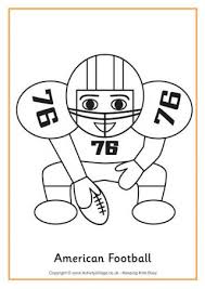 They all are related to this most beautiful game in the world: American Football Colouring Pages