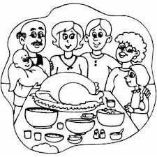Thanksgiving is not only a national holiday celebrated in the usa and canada, but also a popular coloring pages for children. Thanksgiving Dinner Coloring Page