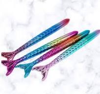 Lovely Mermaid Gel Pen Creative Ballpoint Pen Success Blue ...