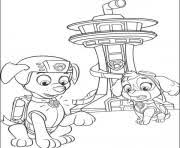 50 paw patrol printable coloring pages for kids. Paw Patrol Look Out Coloring Pages Novocom Top