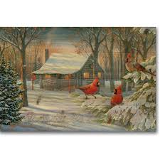 Cardinal Wall Art | Cozy Winter Cabin | Wood | Decor