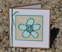 Tips for making these cards in bulk: How To Make A Glittery Flower Card