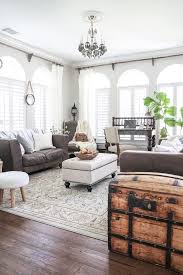 A Peaceful Home With Autumn Appeal Romantic Homes Interior Decorating Styles Home Decor Farm House Living Room