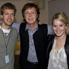 Photo Of Sebastian Vettel His Friend Musician Paul Mccartney Abu Dhabi United Arab Emirates 2011 Hanna Prater Sebastian Paul Mccartney