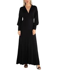 24seven Comfort Apparel Women S Formal Long Sleeve Maxi Dress Reviews Dresses Women Macy S In 2020 Maxi Dress With Sleeves Long Sleeve Maxi Dress Maxi Dress