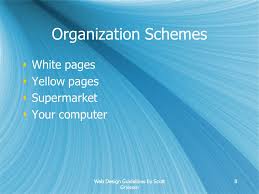 You can get a copy of the white pages from your local telephone company. Web Design Guidelines By Scott Grissom 1 Designing For The Web Web Site Design Web Page Design Web Usability Web Site Design Web Page Design Ppt Download