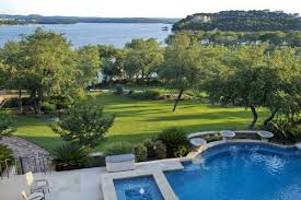 A pool nearly surrounds the entire house, hence the name peninsula house. the expansive glass doors can be slid open, and one can literally walk. Waterfront Homes In Austin Lori Wakefield Realtor Keller Williams Lake Travis
