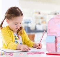 Zaini Scuola per Ragazze con Set di Cancelleria, Zaino per Bambini con  Porta del Frigorifero da 35 Litri Zaino per Ragazze per la Scuola Primaria,  ...