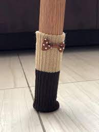 Although that's a great many legs, it's still a quick job that will decorate your room and save you hundreds of dollars. Chair Socks Chair Silencers Floor Protectors Knitted Floor Etsy In 2021 Floor Protectors Chair Socks Floor Protectors For Chairs