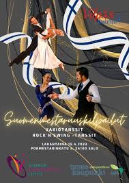 Vilpas DanceSport järjestää lauantaina 15.4.2023 Vakio- ja RocknSwing  -tanssien Suomenmestaruuskilpailut Salohallilla! • Salon Vilpas ry