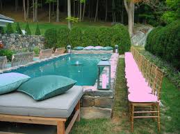 Simple Beautiful Wedding Ceremony Bedford Post Inn Ashleydouglassevents Com Pool Wedding Swimming Pool Wedding Nyc Wedding Venues