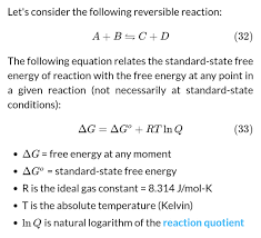 Well, the standard change in gibbs' free energy of reaction, deltag_(rxn)^@ can be found at equilibrium since you have k. Reaction Quotient And Gibbs Free Energy At The Start Of A Reaction Chemistry Stack Exchange