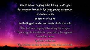 Sa masih rindu ko polo. Top Indo Musik Sio Ado X Ko Sa Gemar Lirik Terjemah Facebook