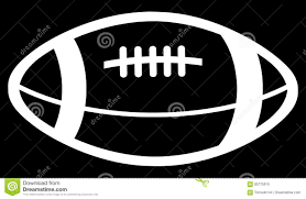 Colorie les bandes en bleu outremer. Dessin Simple D Une Boule De Football Americain De Couleur Blanche Illustration Stock Illustration Du Americain Boule 85775915