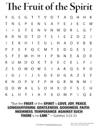 Word Search The Fruit Of The Spirit Bible Word Searches Fruit Of The Spirit Inspirational Quotes Posters