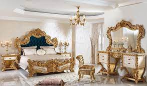 Polish furniture is famous all over the world for its quality, and above all for its low price. Traditional Wooden Bedroom Furniture Gold Polish Bed 0051