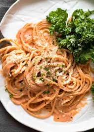 Cream isn't a pantry staple for me so i sometimes make the creamy tomato pasta sauce just using milk and adding an extra dollop of butter to. Creamy Tomato Pasta Recipetin Eats