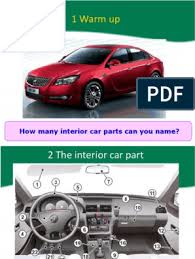 In british english the hood is called a bonnet and the trunk is called a boot. Unit 5 The Interior Car Parts Car Private Transport