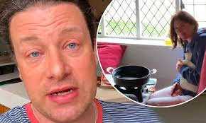 Jamie Oliver reveals he's been forced to film his new cooking show from  home