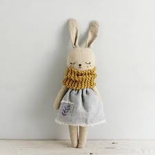 Bunny Doll With Blue Dress Organic Toy Easter Bunny For Baby Gift Rabbit Doll Minimalist Soft Doll Stuffed Animal Handmade Cuddly Toy In 2021 Bunny Doll Soft Dolls Fabric Dolls