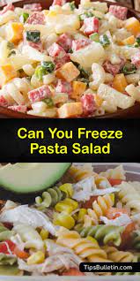Make sure you divide them up in either small containers or smaller good grade ziploc baggies before placing them in the fridge. Can You Freeze Pasta Salad Safely
