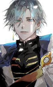 Artist Kkuekkue In 2021 Anime White Hair Boy Anime Boy Hair White Hair Anime Guy