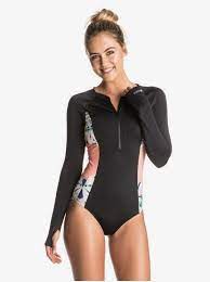 Keep It Roxy Long Sleeve One Piece Swimsuit 3613372541629 Roxy