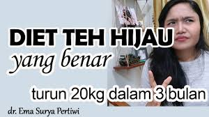 Bagi mendapatkan khasiat teh hijau, campurkan serbuk teh hijau ini bersama susu segar dan madu untuk menggantikan susu pekat. Diet Teh Hijau Yang Benar Turun 20 Kg Dalam 3 Bulan Dr Ema Surya P Youtube