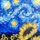 Starry Sunflowers Sip & Paint event image