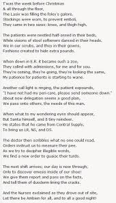 Pin By Tammy Chappell On Nursing School 3 Nurse Christmas Nurse Poems Christmas Poems