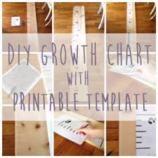 Diy Ruler Growth Chart Tutorial With Printable Fink