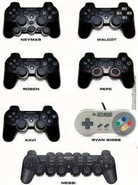 Controllers For Certain Football Players Messimeme Funnymessi Messi Soccer Memes Skills Cristianoronaldo Funny Soccer Memes Soccer Memes Soccer Jokes