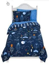 Receive updates on the latest deals, designs and trends. Glow In The Dark Space Rocket Ship Twin Comforter Set 5 Piece Bed In A Bag Ebay Boys Comforter Sets Space Bedding Twin Bed Sets