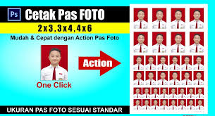 Cara membuat foto berukuran 2x3 3x4 4x6. Cara Cepat Cetak Pas Foto 4x6 3x4 2x3 Dengan Action Photoshop Tutoriduan Com