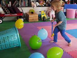 5 Fun Indoor Balloon Party Games Balloon Party Games Toddler Activities Preschool Activities