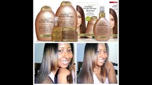 Ogx brazilian keratin smooth shampoo is a keratin rich shampoo to give you those lustrous, and shiny hair. Part 2 Results Organix Brazilian Keratin Therapy Results On Black Hair Youtube