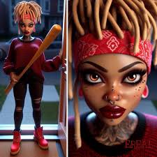 Marcel wave hair style portrait